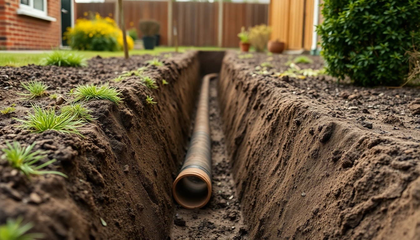 Drain Excavation in Doncaster, South Yorkshire